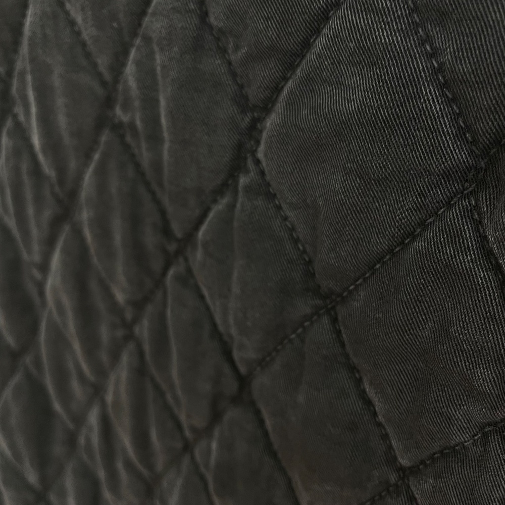 Cut Loose | Quilted Lightweight Puffer Vest Charcoal Gray Black USA Made S - Picture 11 of 12